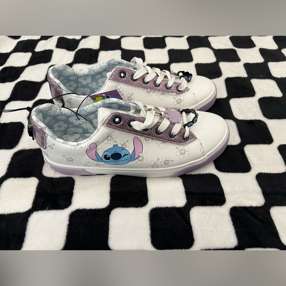 Disney Women's Sneakers - White and Purple - Picture 6 of 12